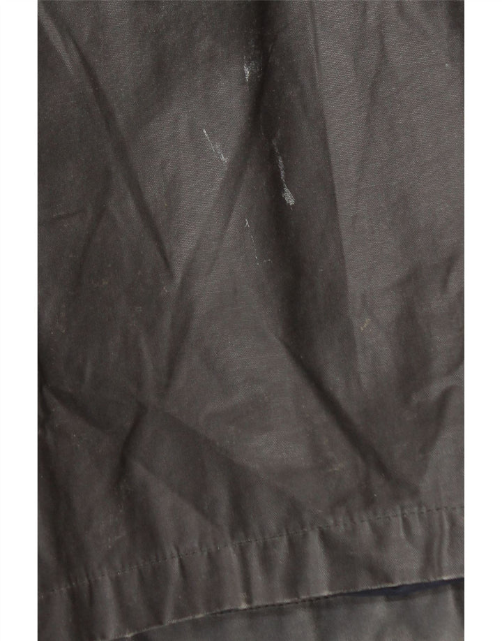 Sea Barrier Herrenjacke aus gewachster Baumwolle, UK 42, XL, Schwarz