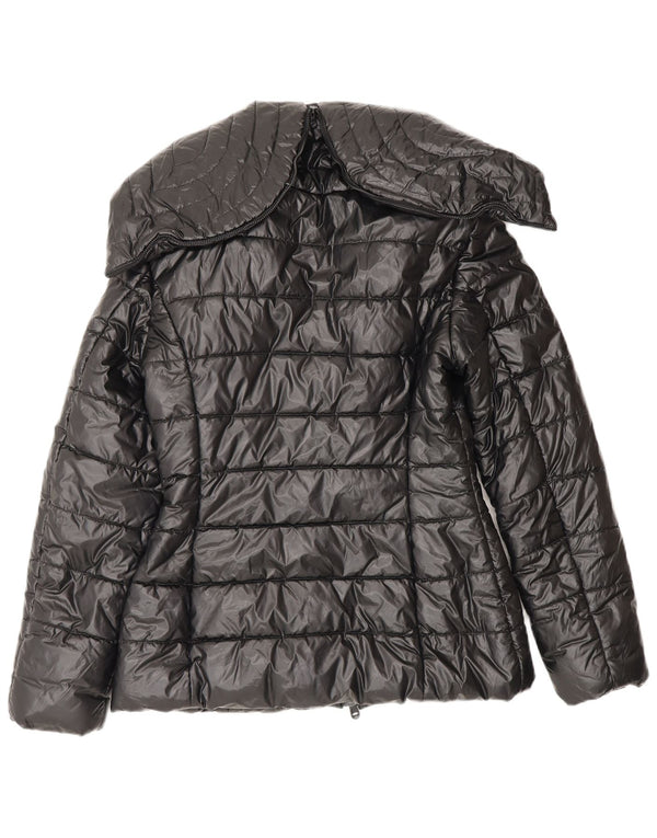 Refrigiwear Damen Wattierte Jacke IT 44 Medium Schwarz