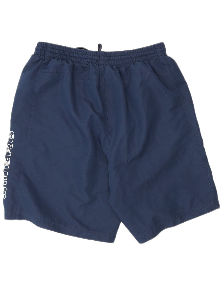 Umbro Herren Graphic Sport Shorts Medium Marineblau Polyester