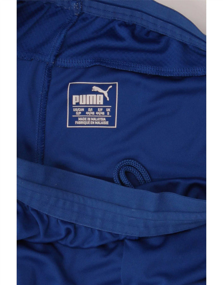 Puma Herren-Sportshorts, klein, blaues Farbblock-Polyester