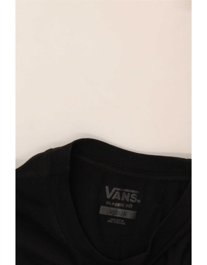 Vans Herren-T-Shirt mit klassischer Passform, mittelschwarze Baumwolle
