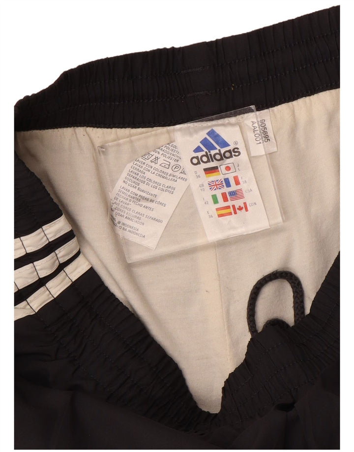 Adidas Damen Sportshorts UK 10 Small Schwarz Polyester