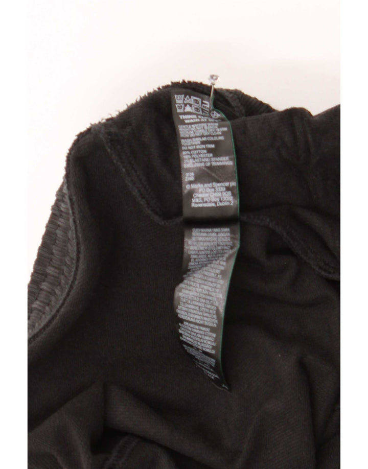 Marks & Spencer Herren-Trainingshose aus mittelschwarzer Baumwolle