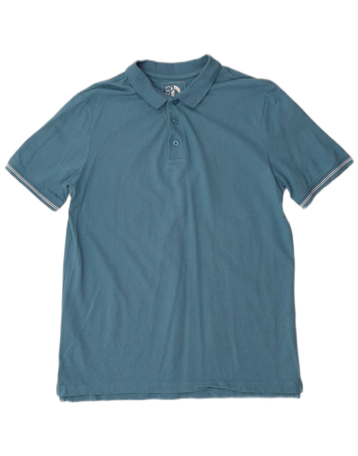 DACK'S Herren Poloshirt Mittelblau
