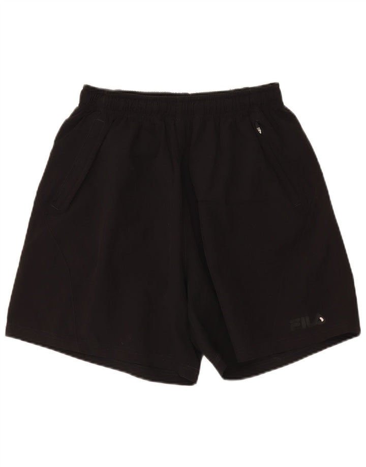 Fila Herren Sportshorts Medium Schwarz Polyester
