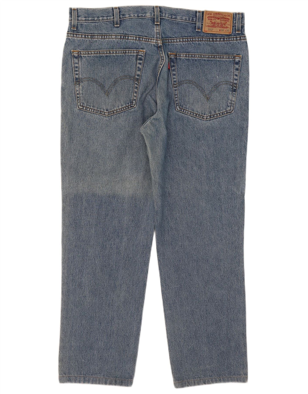 Levi's Herren 512 Slim Jeans W38 L27 Blaue Baumwolle