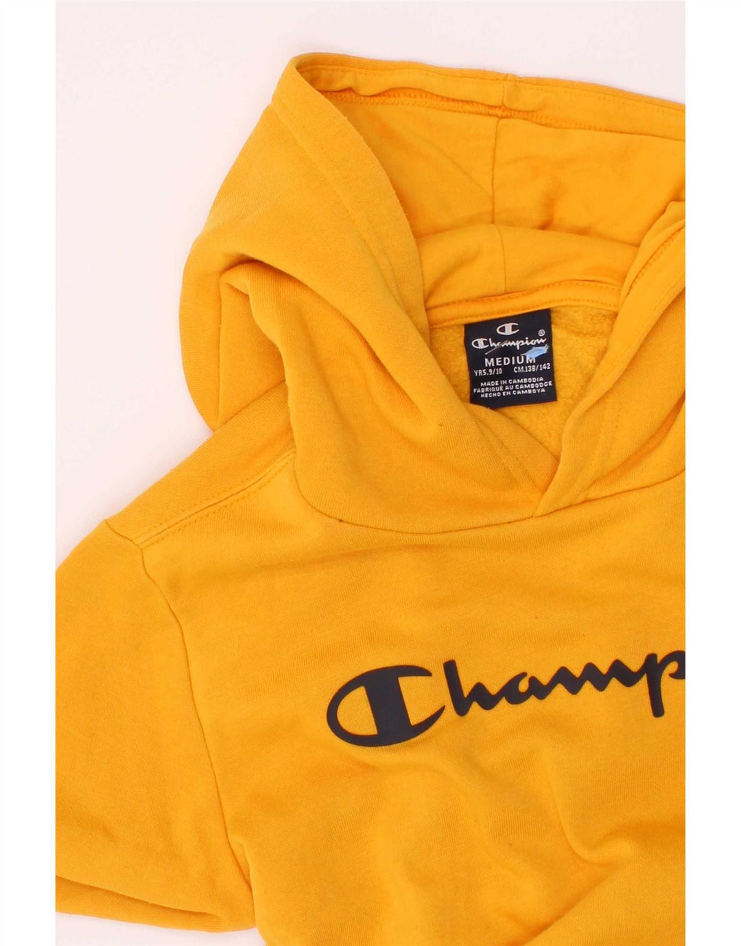 Champion Kapuzenpullover mit Grafik für Jungen, 9–10 Jahre, Mittelgelb