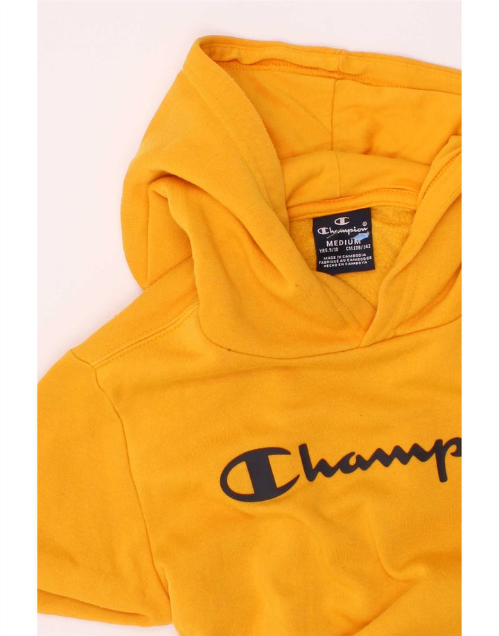 Champion Kapuzenpullover mit Grafik für Jungen, 9–10 Jahre, Mittelgelb
