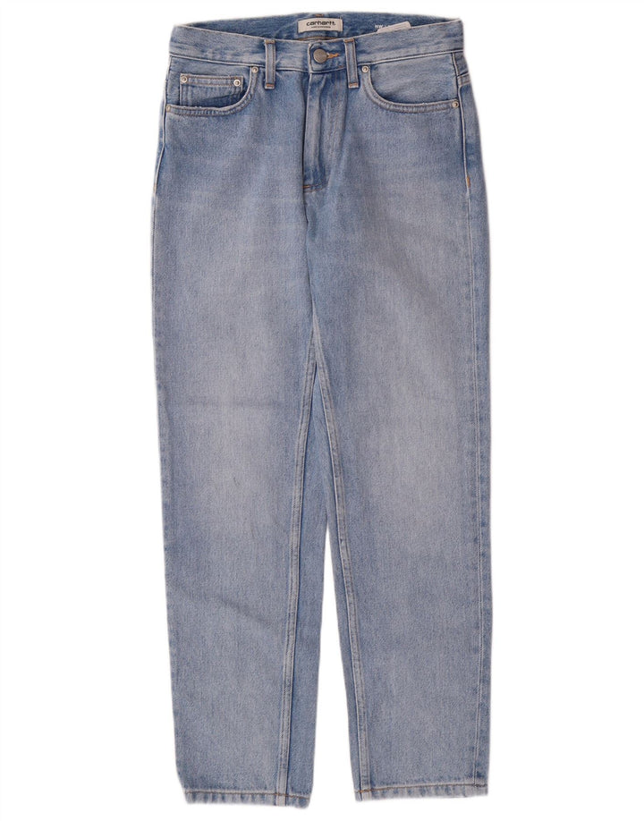CARHARTT Womens Cropped Jeans W26 L26 Blue Cotton