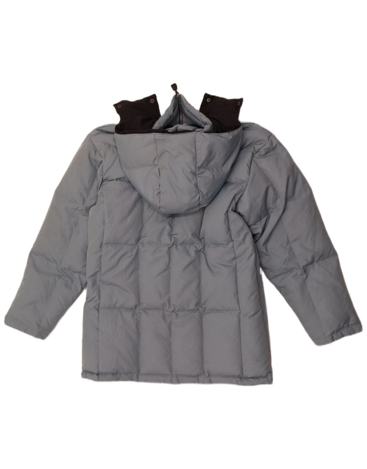 Asics Herren-Kapuzenjacke, wattiert, UK 36, Größe S, blau, Polyester