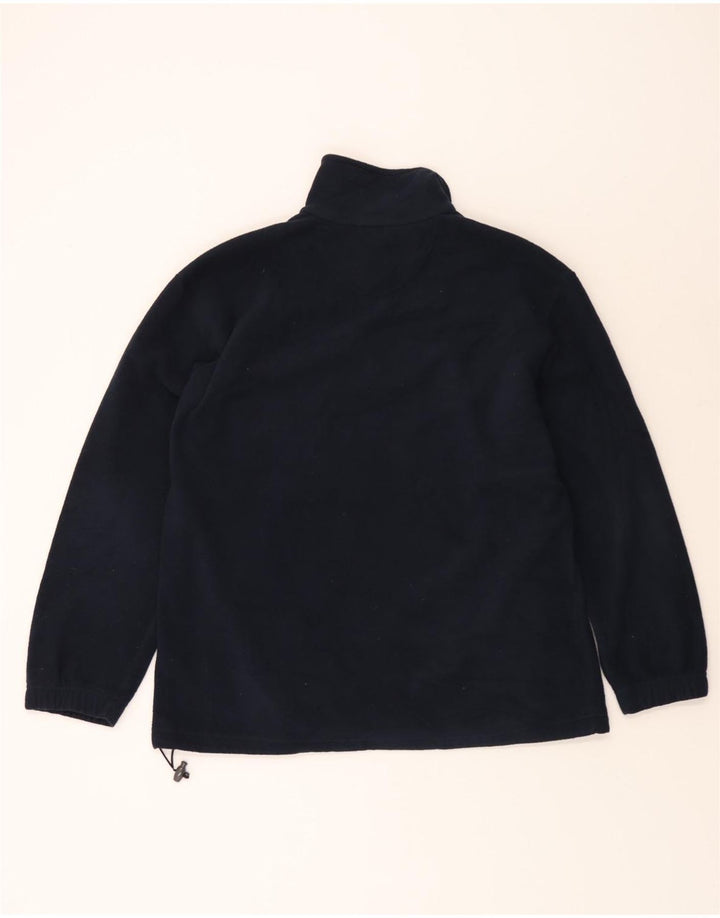 CAMPAGNOLO Mens Zip Neck Fleece Jumper 2XL Navy Blue Polyester Vintage Campagnolo and Second-Hand Campagnolo from Messina Hembry 