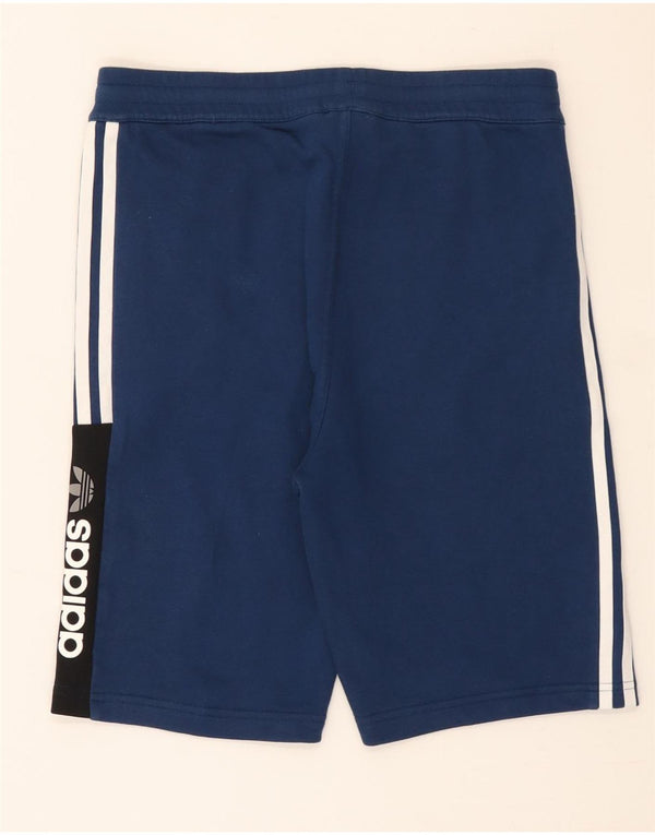 Adidas Sportshorts für Jungen, 13–14 Jahre, marineblaue Baumwolle