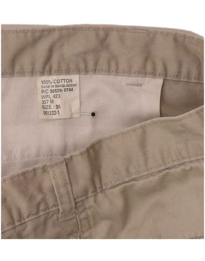 Dockers Herren Pegged Chino Shorts W36 Large Beige Baumwolle
