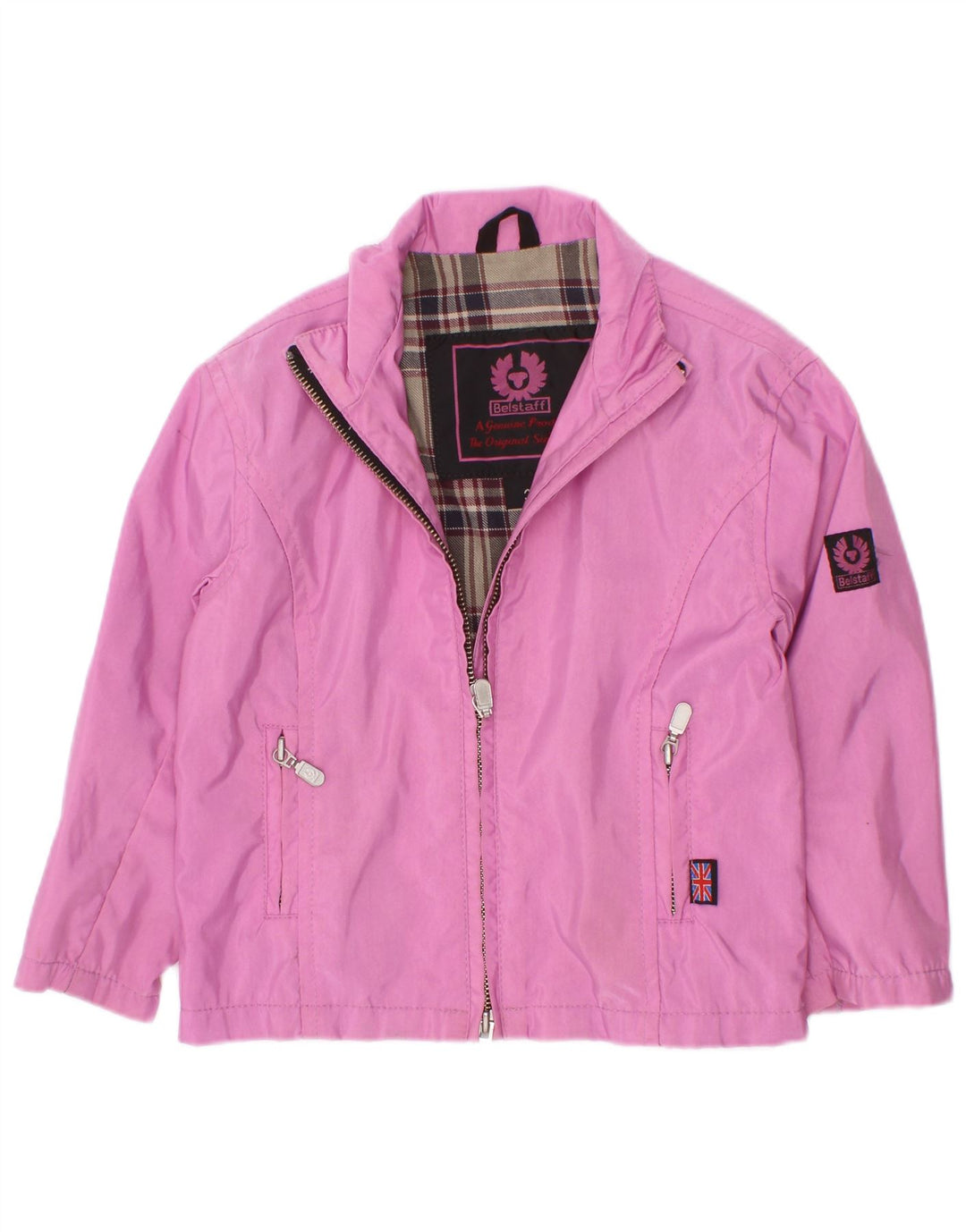 Belstaff Mädchen-Bomberjacke, 2–3 Jahre, rosa Nylon