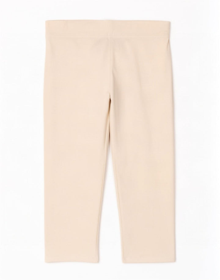 Marks & Spencer Capri-Leggings für Damen, UK 14, Größe L, weiße Baumwolle