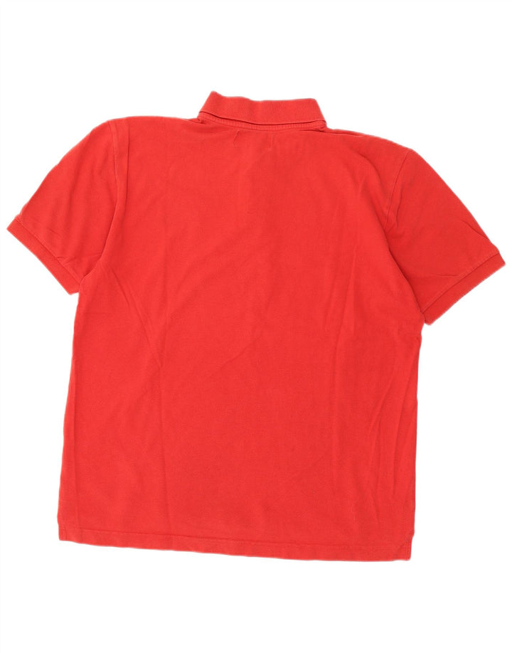 Kappa Herren-Poloshirt, große rote Baumwolle