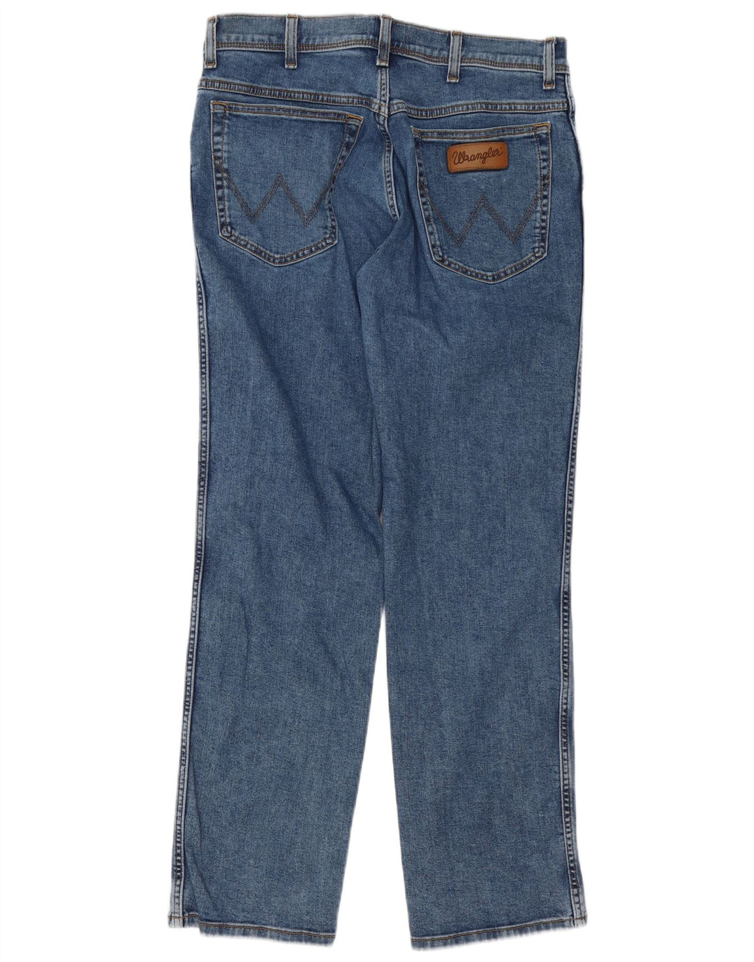 Wrangler Herren Texas Straight Jeans W34 L32 Blaue Baumwolle