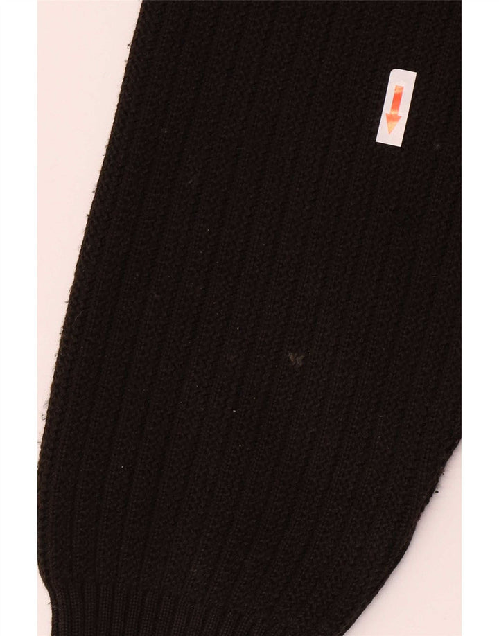 Malagrida Herren-Strickjacke aus Wildleder, großes braunes Leder