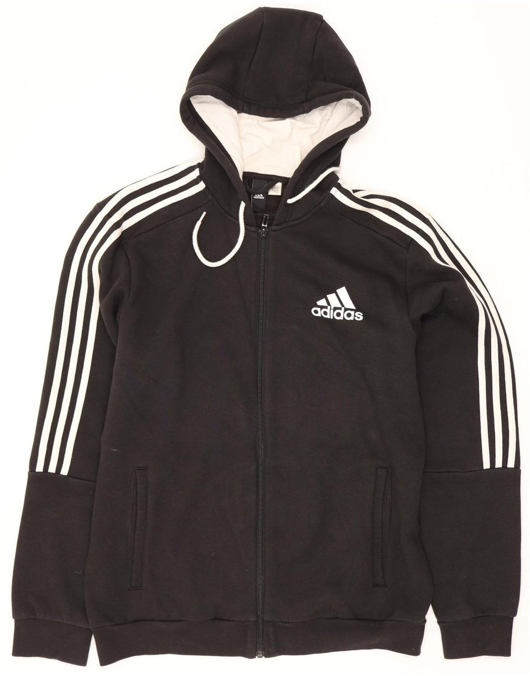 Adidas Herren Kapuzenpullover mit Reißverschluss, groß, Schwarz