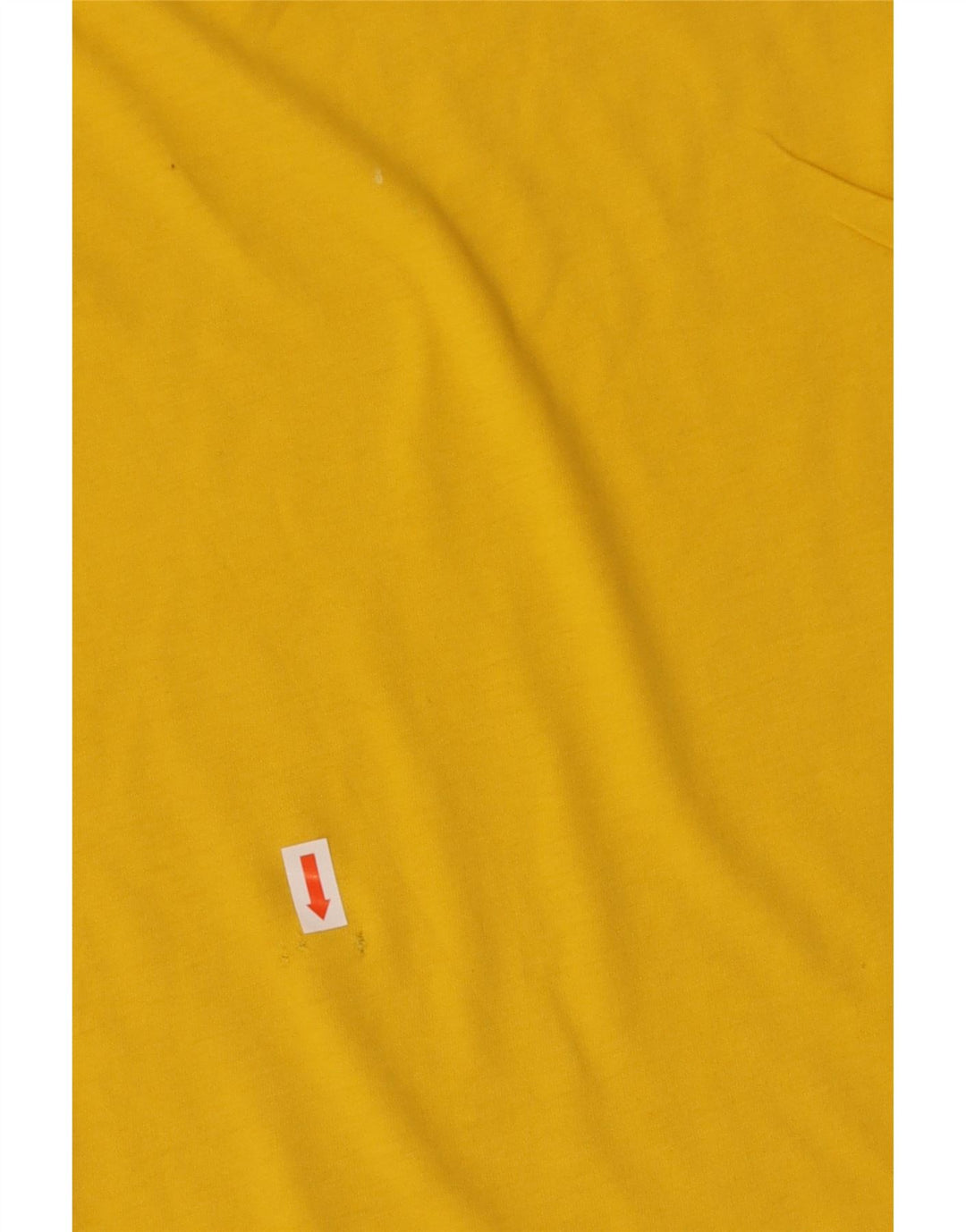 CHAMPION Womens Graphic T-Shirt Top UK 12 Medium Yellow