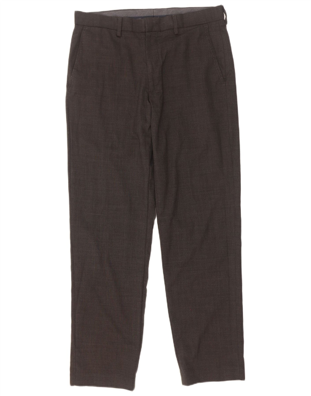 Marks & Spencer Herren-Anzughose in normaler Passform, W32, L31, graue Wolle