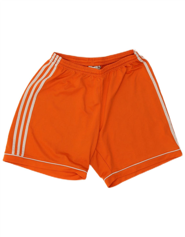 Adidas Herren Climalite Sport Shorts Large Orange Polyester