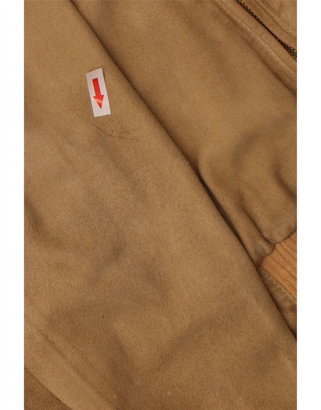 Vintage Herren Wildleder Bomberjacke IT 52 XL Braune Baumwolle