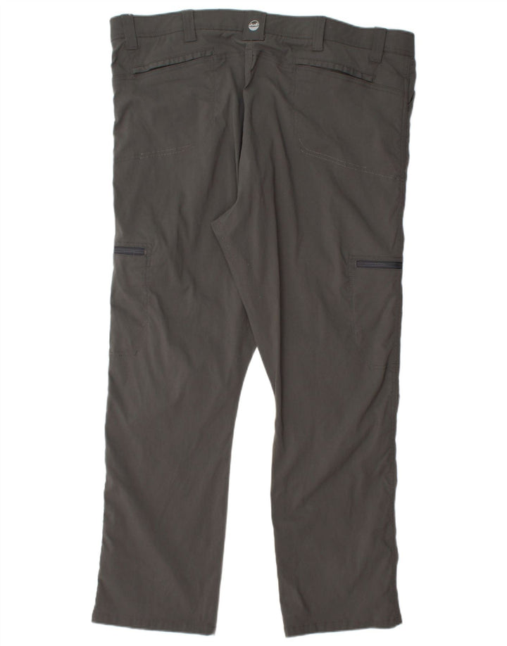 WRANGLER Gerade Cargohose für Herren, W44, L30, graues Nylon