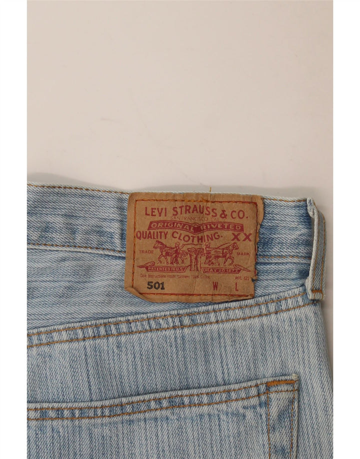 Levi's Damen 501 Straight Jeans W38 L29 Blau