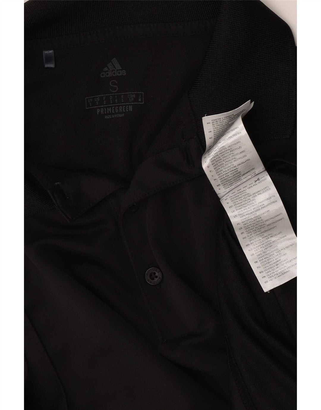 Adidas Herren Poloshirt Small Schwarz Polyester