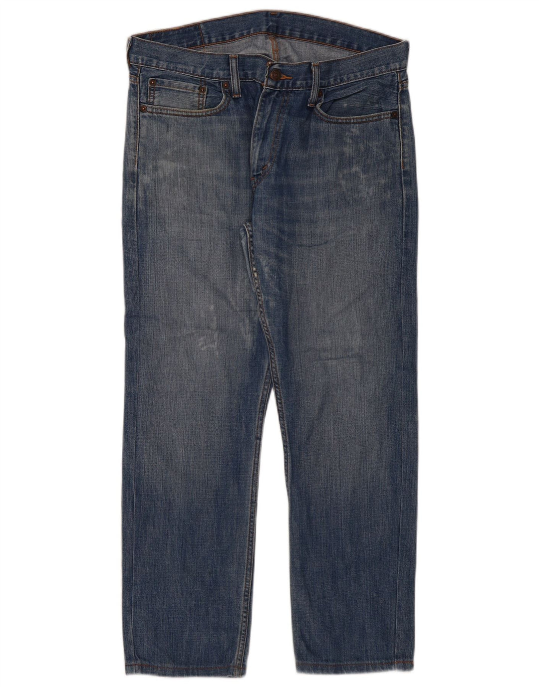 Levi's Herren 514 Straight Jeans W34 L28 Blaue Baumwolle