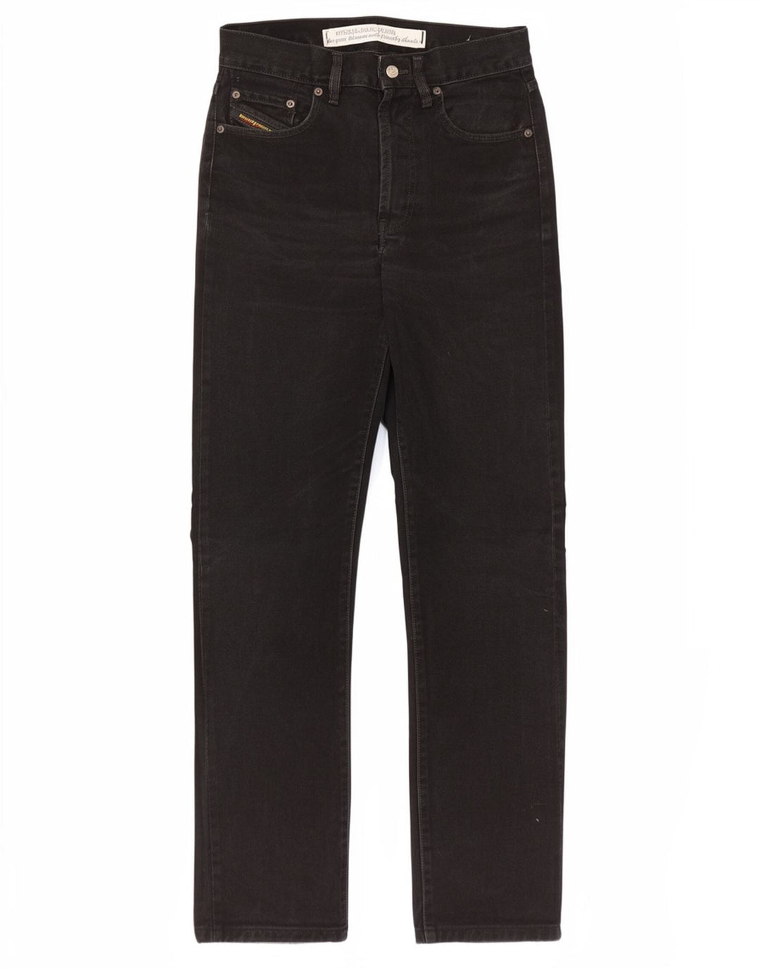 Diesel Herren Zathan Straight Jeans W29 L32 Schwarze Baumwolle