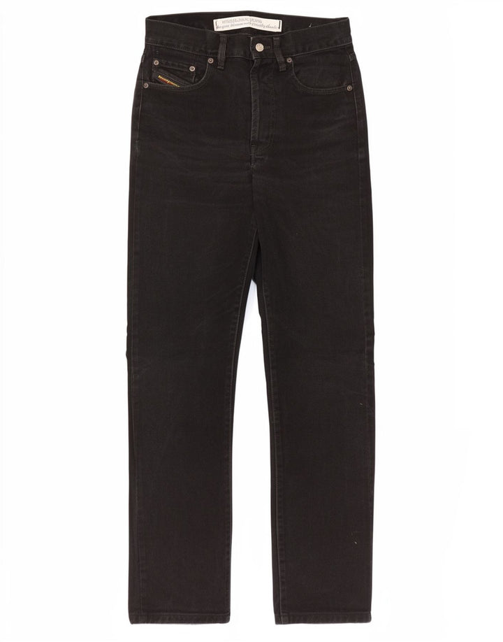 Diesel Herren Zathan Straight Jeans W29 L32 Schwarze Baumwolle