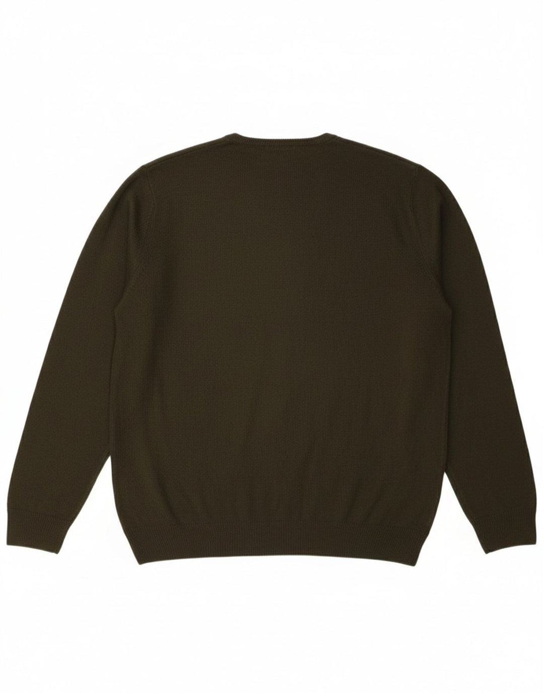 CARRERA Mens V-Neck Jumper Sweater 2XL Green Acrylic
