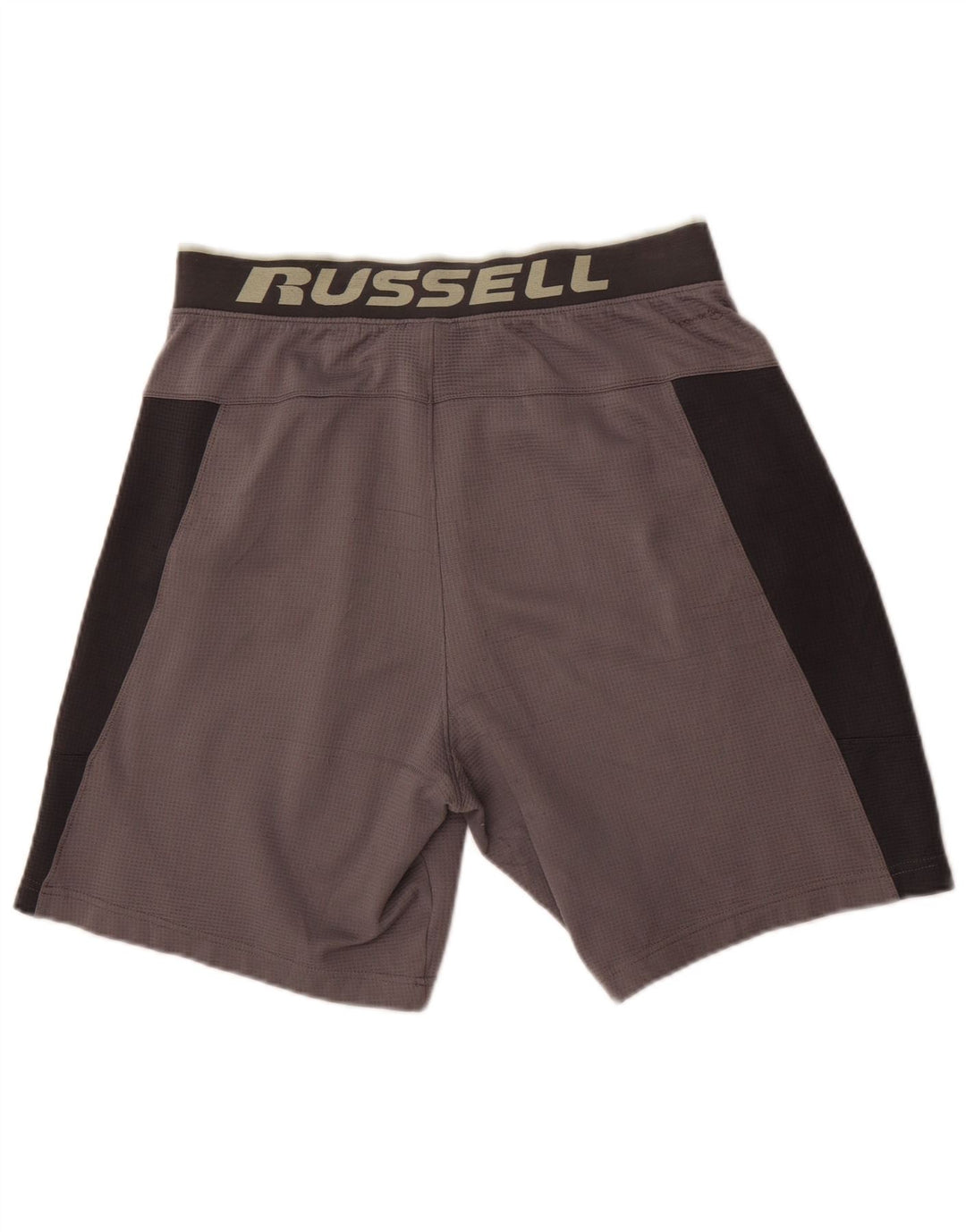 Russell Athletic Herren-Sportshorts mit Grafik, mittelgrau, Farbblock