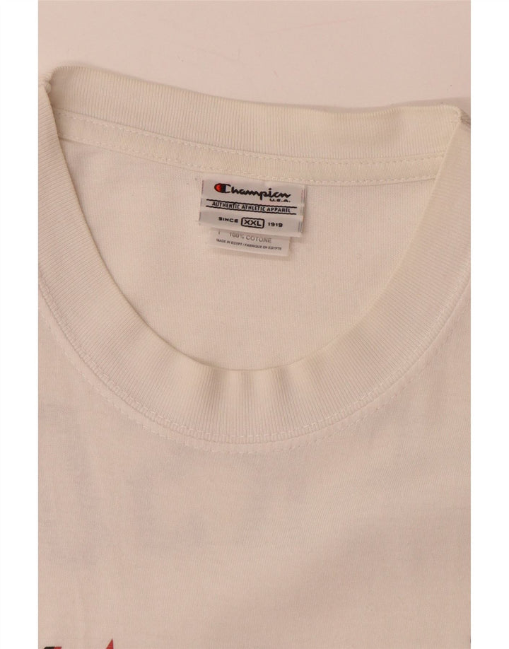 CHAMPION Herren Allen Iverson Philadelphia Graphic Weste Top 2XL Off White