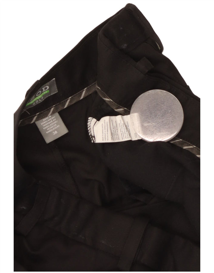 Izod Herren Chinoshorts W38 XL Schwarz Polyester