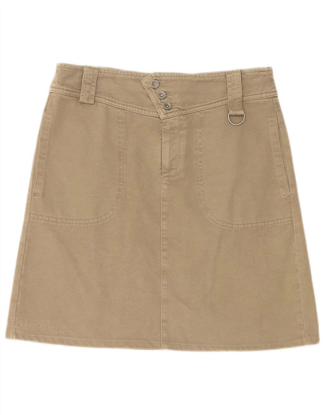 Think Pink Damen-A-Linien-Rock W28, mittelbeige Baumwolle