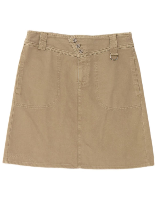 Think Pink Damen-A-Linien-Rock W28, mittelbeige Baumwolle