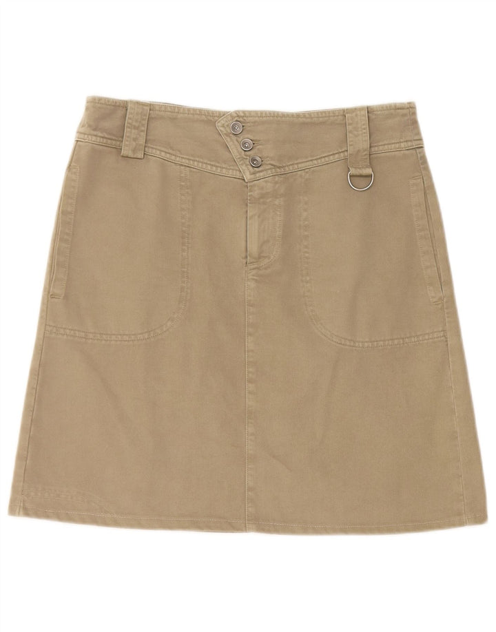 Think Pink Damen-A-Linien-Rock W28, mittelbeige Baumwolle