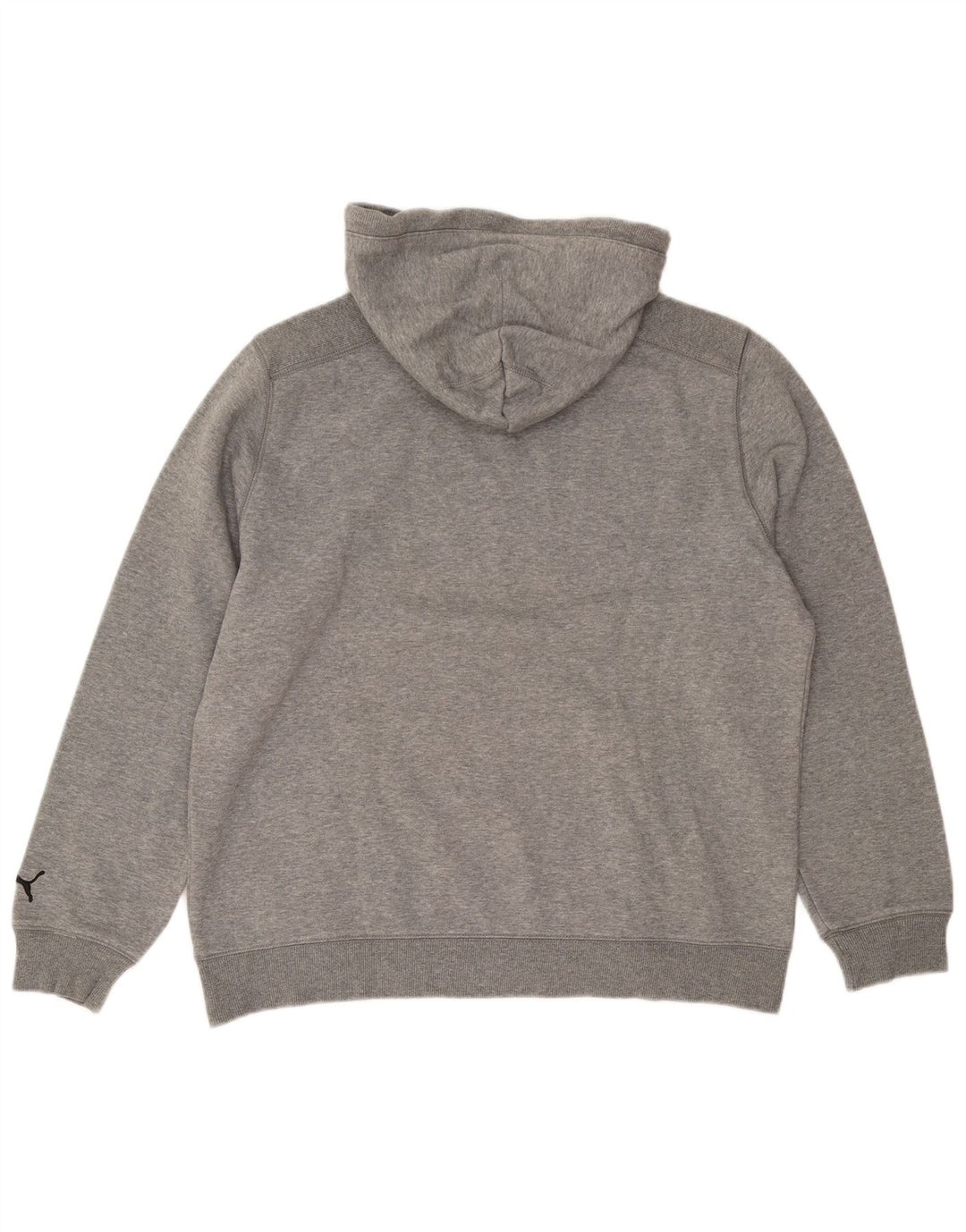 Puma Herren Graphic Hoodie Pullover Große graue Baumwolle