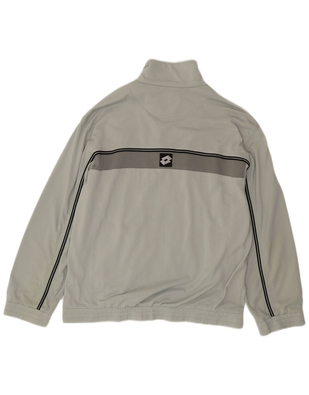 Lotto Herren-Trainingsanzug-Oberteil, Jacke, XL, Grau, Colourblock-Polyester