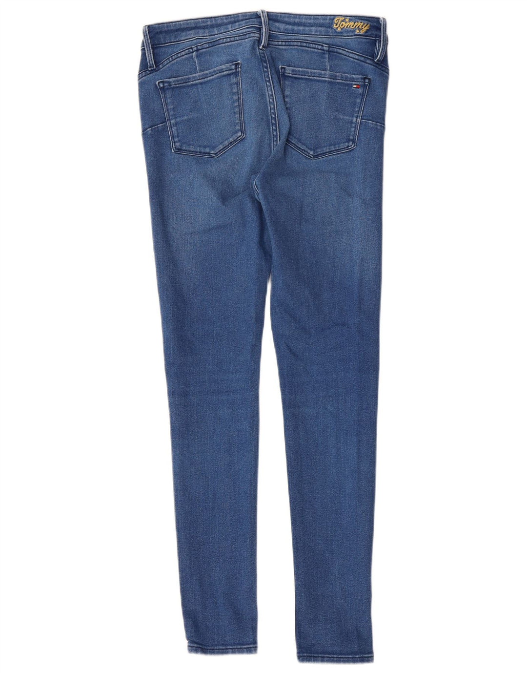 TOMMY HILFIGER Damen Como RW Skinny Jeans W29 L26 Blaue Baumwolle