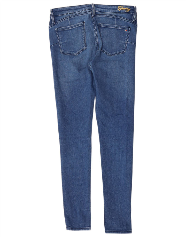 TOMMY HILFIGER Damen Como RW Skinny Jeans W29 L26 Blaue Baumwolle