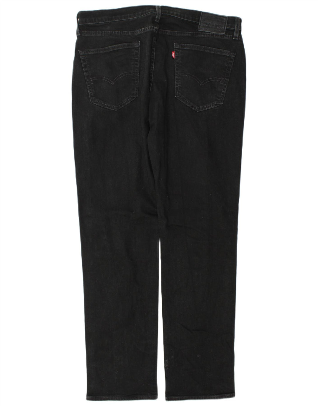 Levi's Herren 514 Straight Jeans W36 L34 Schwarze Baumwolle