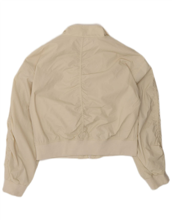 Marks & Spencer Crop Bomberjacke für Mädchen, 11–12 Jahre, Beige, Polyester