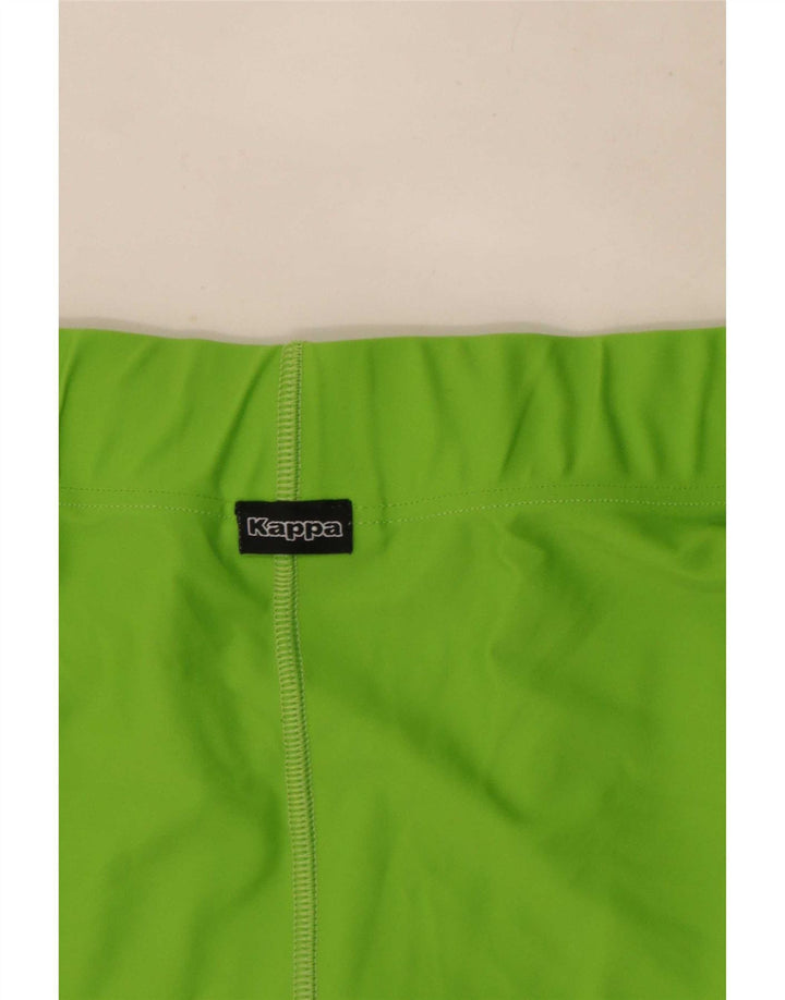 Kappa Damen Sportshorts UK 10 Small Grün Polyamid