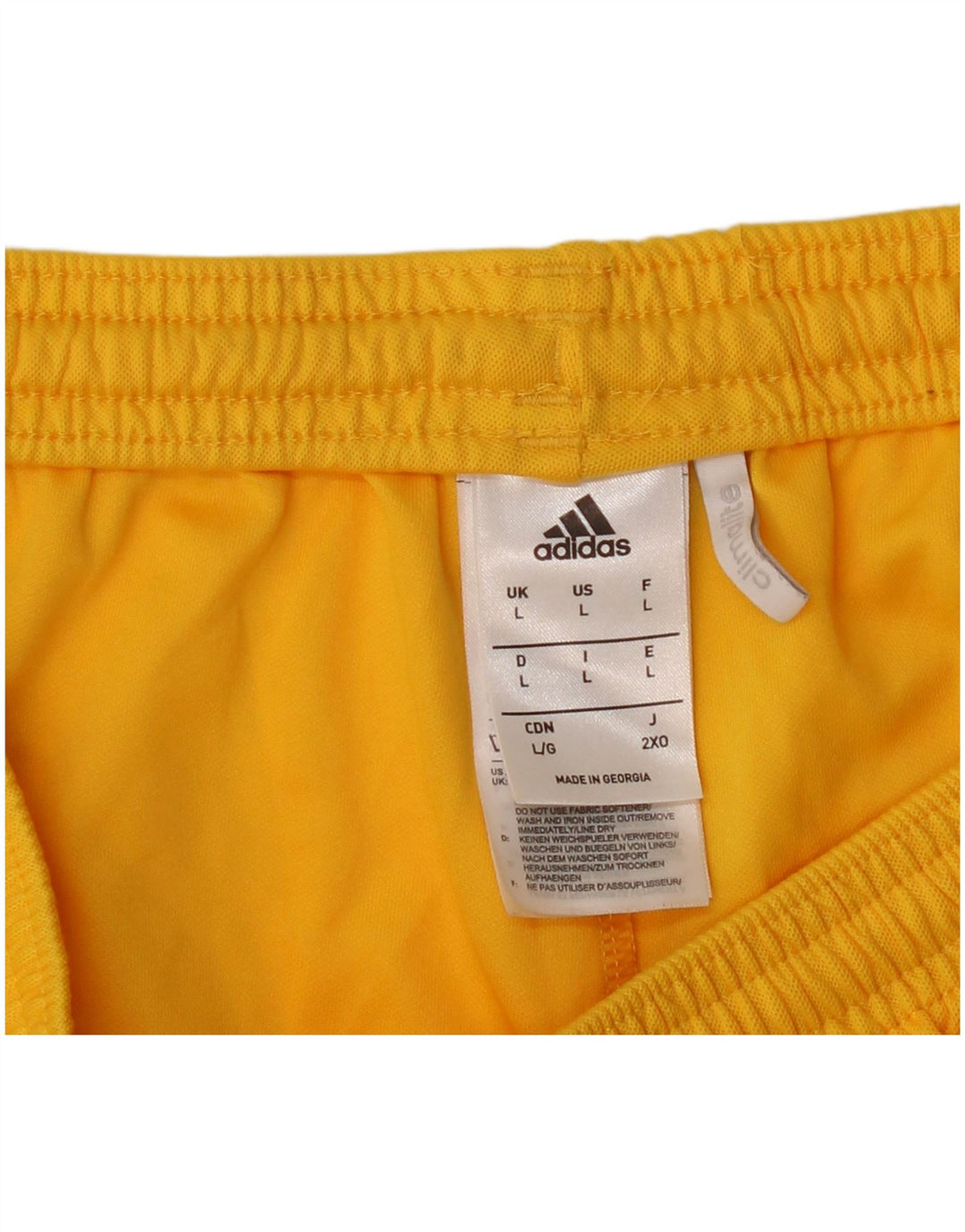 Adidas Herren Climalite Sport Shorts Großes gelbes Polyester