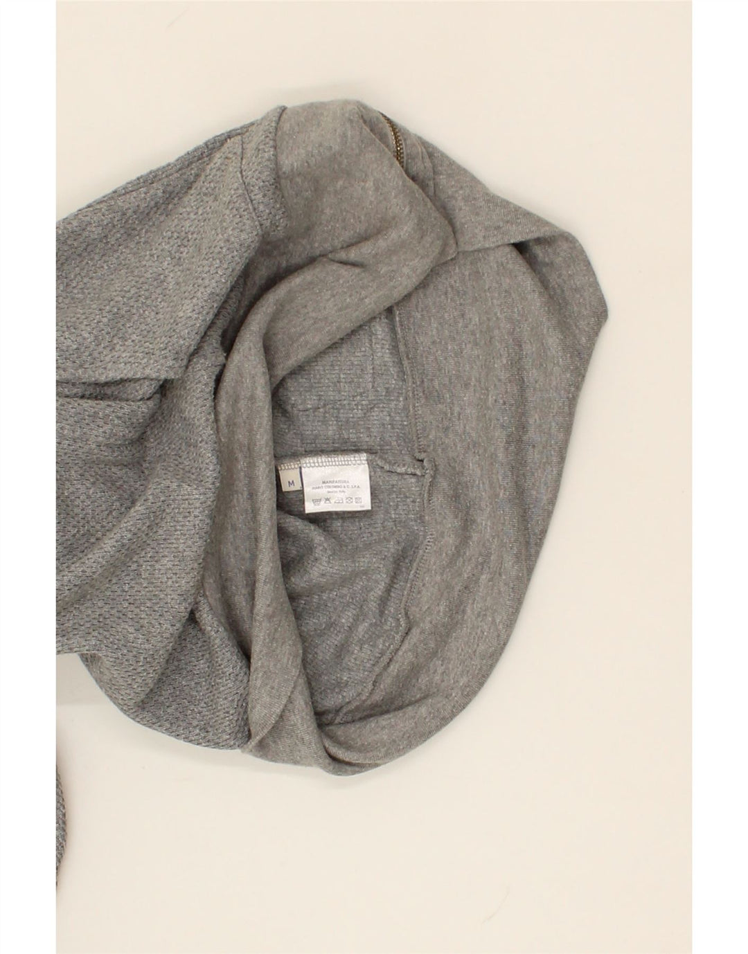 COLMAR Herren-Kapuzenpullover mit Reißverschluss, mittelgraue Baumwolle