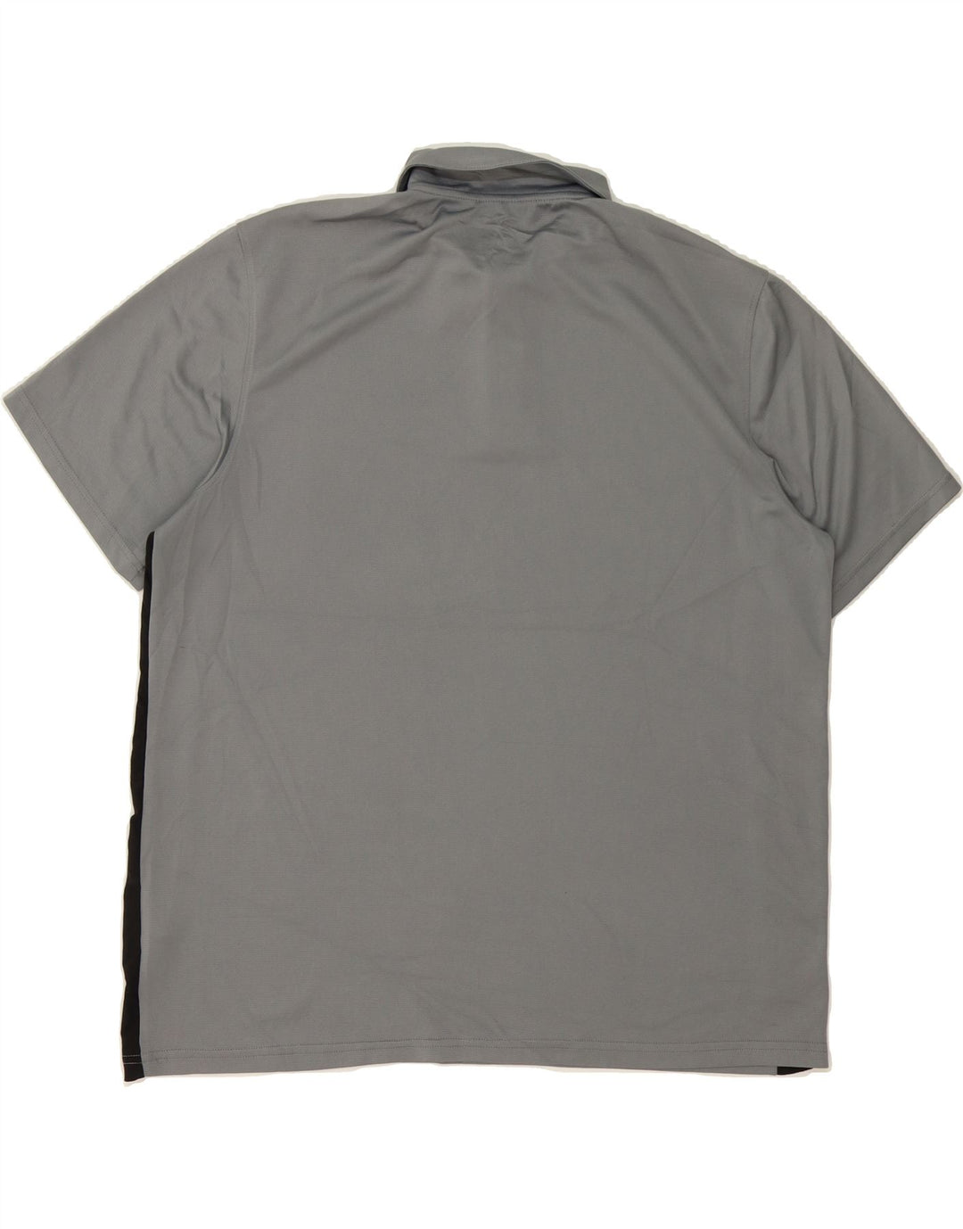 RUSSELL ATHLETIC Mens Dri-Power Polo Shirt XL Grey Colourblock Polyester Vintage Russell Athletic and Second-Hand Russell Athletic from Messina Hembry 